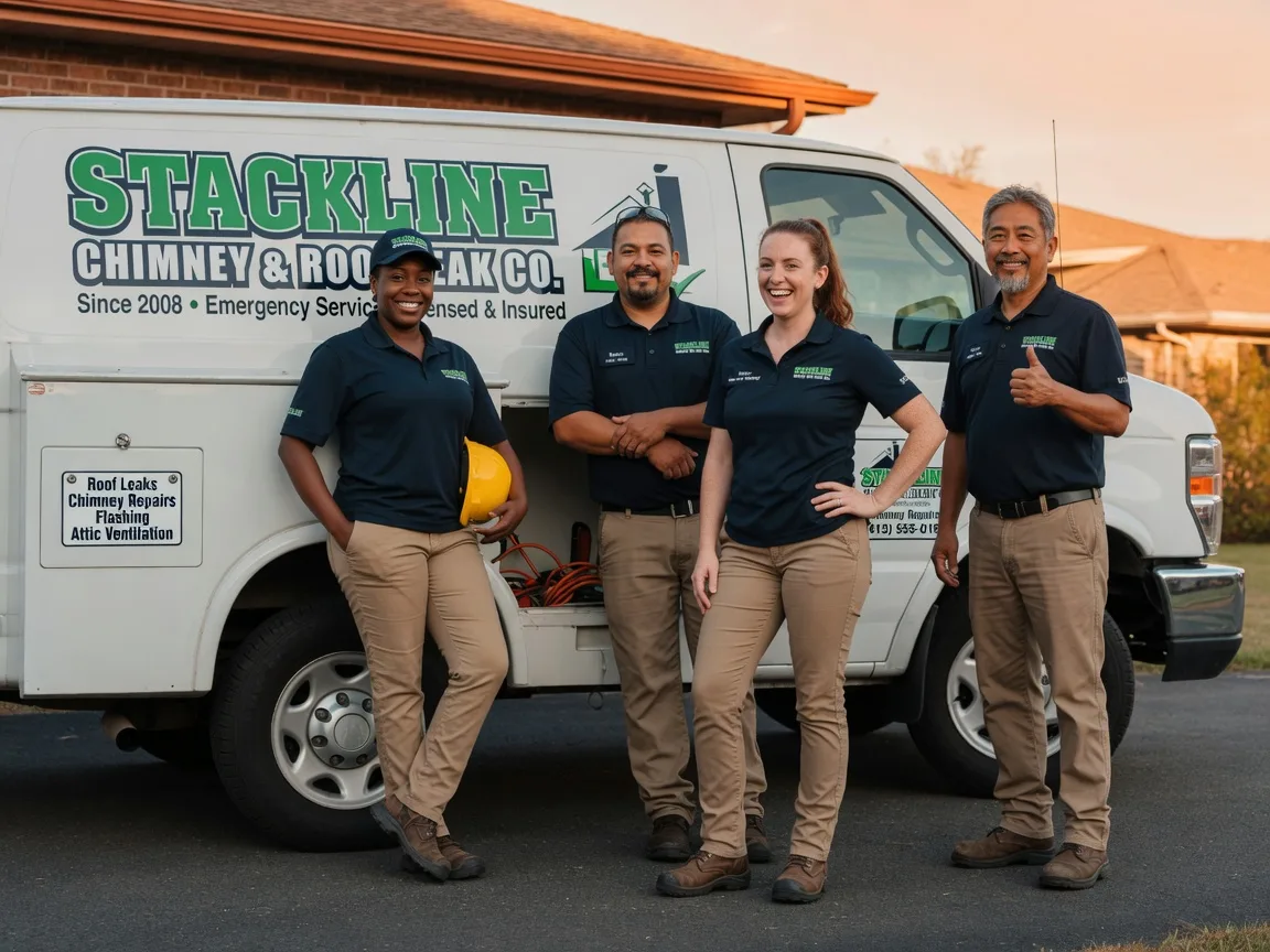 Chimney flashing repair company in Red Oak, IA